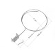 Accesoriu pentru introducerea snururilor si elasticelor - Nichel (1 Bucată) Accesoriu pentru introducerea snururilor si elasticelor - Nichel (1 Bucată)