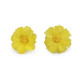 Artificial flower head ø3.5 cm - Pink (12 Pieces)