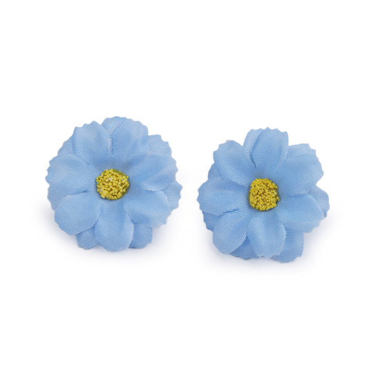Artificial flower head ø3.5 cm - Pink (12 Pieces)