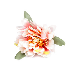 Bocciolo di fiore artificiale, dimensioni: ø 6 cm - Polvere di salmone (10 Pezzi)