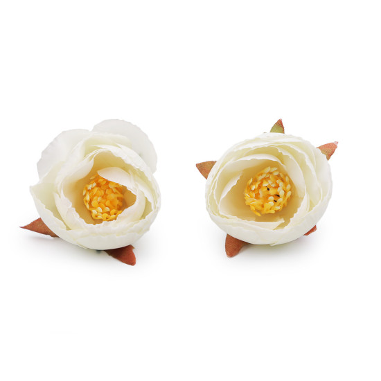 Artificial buttercup flower head ø6 cm - Creamy light (2 Pieces) Artificial buttercup flower head ø6 cm - Creamy light (2 Pieces)