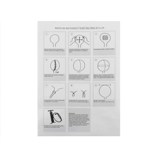 Bobo balloon ø24 cm - Transparent (5 Pieces) Bobo balloon ø24 cm - Transparent (5 Pieces)