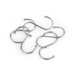 Metal hook 7 cm - Nickel (20 Pieces)