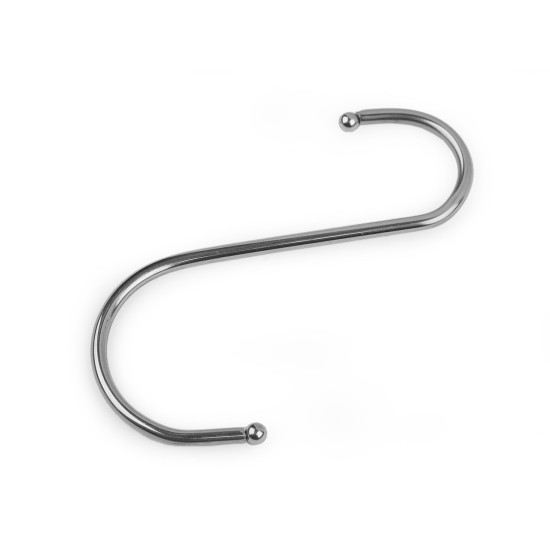 Carlig metalic 10 cm - Nichel (5 Bucăți) Carlig metalic 10 cm - Nichel (5 Bucăți)
