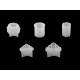 Forma silikonowa do wyrobu świeczek i odlewów - White (5 Sztuki) Forma silikonowa do wyrobu świeczek i odlewów - White (5 Sztuki)