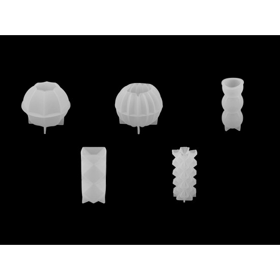 Forma silikonowa do wyrobu świeczek i odlewów - White (10 Sztuki) Forma silikonowa do wyrobu świeczek i odlewów - White (10 Sztuki)