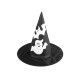 Carnival witch hat - spider web, skull, bat, pumpkin, witch - Black (3 Pieces) Carnival witch hat - spider web, skull, bat, pumpkin, witch - Black (3 Pieces)