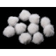 Fur pom pom with loop ø3.5 cm - Vintage pink light (100 Pieces) Fur pom pom with loop ø3.5 cm - Vintage pink light (100 Pieces)