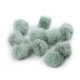 Fur pom pom with loop ø3.5 cm - Vintage pink light (100 Pieces) Fur pom pom with loop ø3.5 cm - Vintage pink light (100 Pieces)