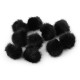 Fur pom pom with loop ø3.5 cm - Vintage pink light (100 Pieces) Fur pom pom with loop ø3.5 cm - Vintage pink light (100 Pieces)