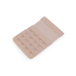 Bra extenders / eye tape, width 70 mm, 4-rows - Nude (1 Piece)