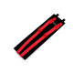 Adjustable elastic straps with clips for making garter suspenders - Red (48 Pairs)
