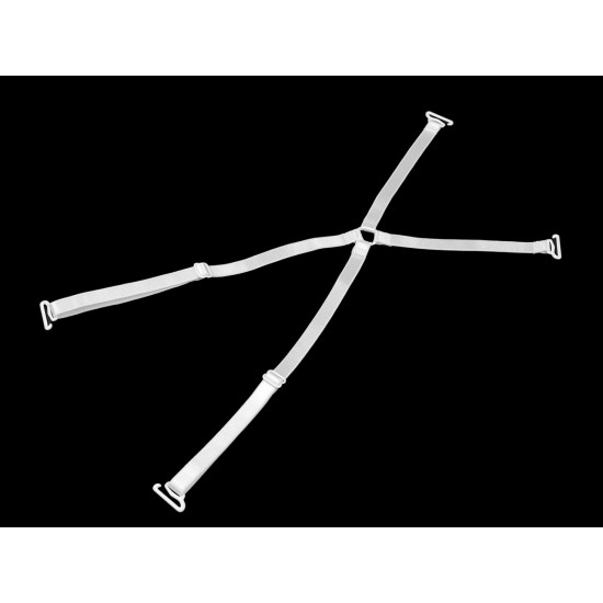 Ramiączka do stanika z krzyżowanym tyłem szerokość 10 mm z metalowym zapięciem - Czarny (50 Pary) Ramiączka do stanika z krzyżowanym tyłem szerokość 10 mm z metalowym zapięciem - Czarny (50 Pary)