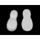 Figurka styropianowa 7x14 cm - White (2 Sztuki)