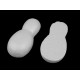 Figurka styropianowa 7x14 cm - White (2 Sztuki)