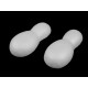 Figurka styropianowa 7x14 cm - White (2 Sztuki)