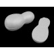 Figurka styropianowa 7x14 cm - White (2 Sztuki)