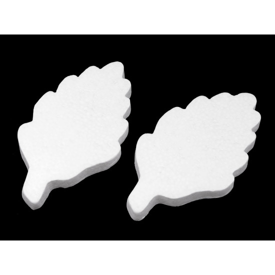 Liść styropianowy 11x19,5 cm - White (100 Sztuki) Liść styropianowy 11x19,5 cm - White (100 Sztuki)