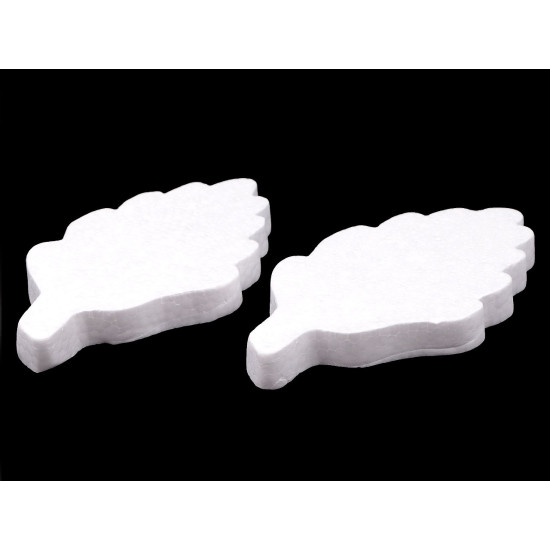 Liść styropianowy 11x19,5 cm - White (100 Sztuki) Liść styropianowy 11x19,5 cm - White (100 Sztuki)