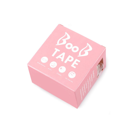 Boob tape / self-adhesive breast tape, width 5 cm - Transparent (1 Box) Boob tape / self-adhesive breast tape, width 5 cm - Transparent (1 Box)