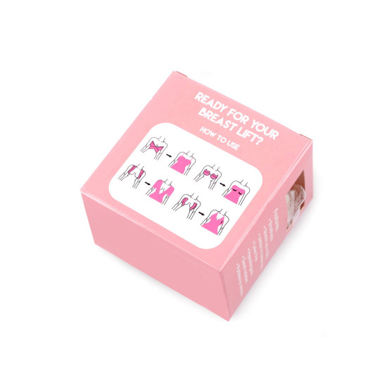 Boob tape / self-adhesive breast tape, width 5 cm - Transparent (1 Box) Boob tape / self-adhesive breast tape, width 5 cm - Transparent (1 Box)