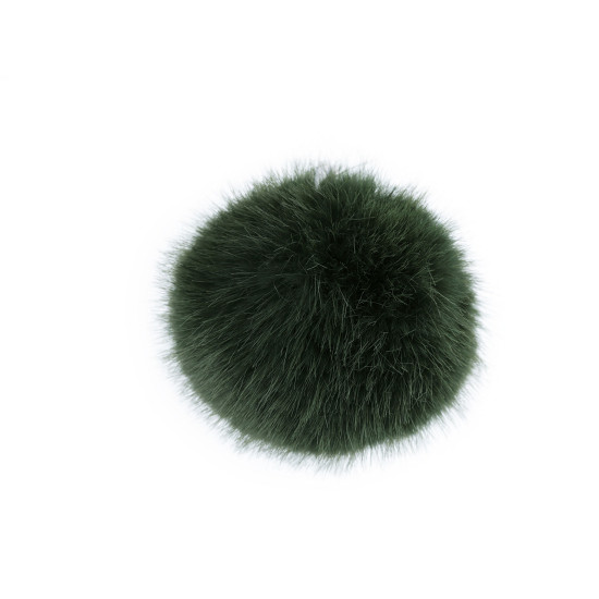 Fur pom pom with loop ø6 cm - Vintage pink light (1 Piece) Fur pom pom with loop ø6 cm - Vintage pink light (1 Piece)