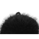 Fur pom pom with loop ø6 cm - Vintage pink light (1 Piece) Fur pom pom with loop ø6 cm - Vintage pink light (1 Piece)