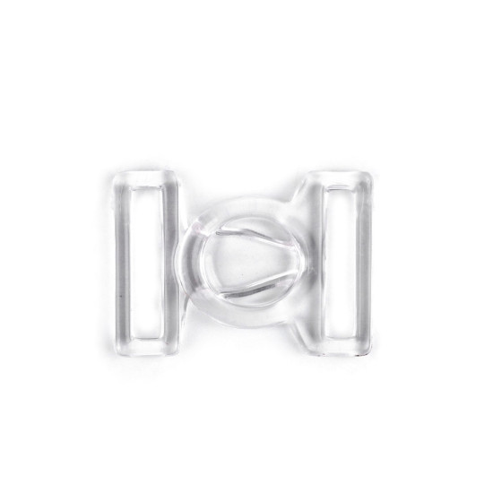 Plavkové zapínanie šírka 16 mm plastové - Transparent (20 Páry) Plavkové zapínanie šírka 16 mm plastové - Transparent (20 Páry)