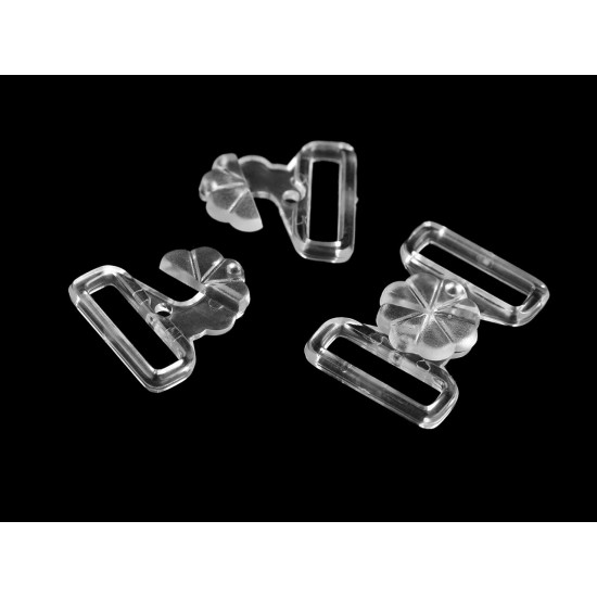 Zapięcie do stroju kąpielowego szerokość 17 mm plastikowe - Niebieski dziecięcy (20 Pary) Zapięcie do stroju kąpielowego szerokość 17 mm plastikowe - Niebieski dziecięcy (20 Pary)