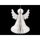 Paper folding angel for hanging 32 cm - White (1 Piece) Paper folding angel for hanging 32 cm - White (1 Piece)