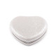 Cosmetic mirror heart, metallic - Silver light (1 Piece) Cosmetic mirror heart, metallic - Silver light (1 Piece)