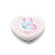 Cosmetic mirror, heart with butterfly - Pink (1 Piece) Cosmetic mirror, heart with butterfly - Pink (1 Piece)