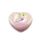 Cosmetic mirror, heart with butterfly - Pink (1 Piece) Cosmetic mirror, heart with butterfly - Pink (1 Piece)