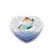 Cosmetic mirror, heart with butterfly - Pink (1 Piece) Cosmetic mirror, heart with butterfly - Pink (1 Piece)