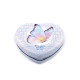 Cosmetic mirror, heart with butterfly - Pink (1 Piece) Cosmetic mirror, heart with butterfly - Pink (1 Piece)