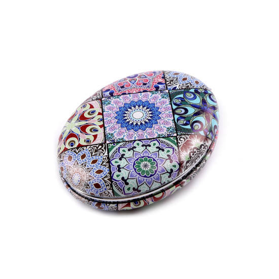 Cosmetic mirror mandala - Light red (1 Piece) Cosmetic mirror mandala - Light red (1 Piece)