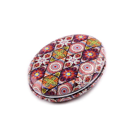 Cosmetic mirror mandala - Light red (1 Piece) Cosmetic mirror mandala - Light red (1 Piece)