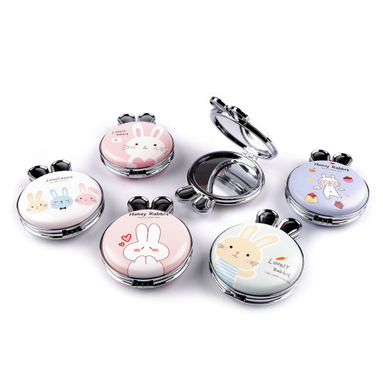 Cosmetic mirror rabbit - Creamy light (1 Piece) Cosmetic mirror rabbit - Creamy light (1 Piece)