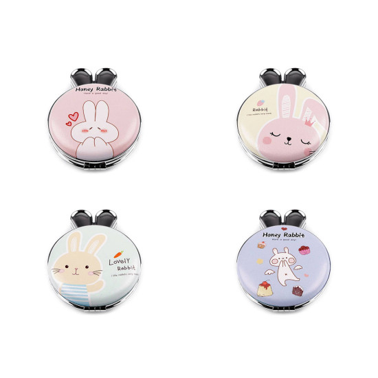 Cosmetic mirror rabbit - Creamy light (1 Piece) Cosmetic mirror rabbit - Creamy light (1 Piece)