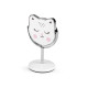 Cosmetic table mirror, cat - Pink (1 Piece) Cosmetic table mirror, cat - Pink (1 Piece)