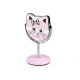 Cosmetic table mirror, cat - Pink (1 Piece) Cosmetic table mirror, cat - Pink (1 Piece)