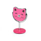 Cosmetic table mirror, cat - Pink (1 Piece) Cosmetic table mirror, cat - Pink (1 Piece)