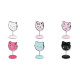 Cosmetic table mirror, cat - Pink (1 Piece) Cosmetic table mirror, cat - Pink (1 Piece)