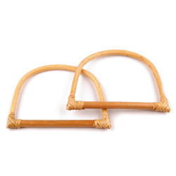 Bamboo bag handles 12x18 cm - Bamboo light (10 Pieces)