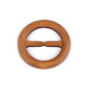 Wooden clip / buckle for clothes and macrame, ø60 mm, pulling hole 40 mm - Brown (1 Piece) Wooden clip / buckle for clothes and macrame, ø60 mm, pulling hole 40 mm - Brown (1 Piece)