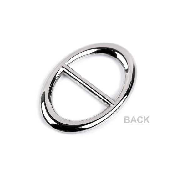 Design-schnalle mit geschliffenen steinchen, durchzug 19 mm - Crystal (1 Stück) Design-schnalle mit geschliffenen steinchen, durchzug 19 mm - Crystal (1 Stück)
