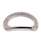 Design buckle with rhinestones, pulling hole 30 mm - Crystal (2 Pieces) Design buckle with rhinestones, pulling hole 30 mm - Crystal (2 Pieces)
