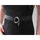 Design buckle with rhinestones, pulling hole 30 mm - Crystal (2 Pieces) Design buckle with rhinestones, pulling hole 30 mm - Crystal (2 Pieces)