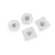 Invisible / hidden magnetic fasteners to sew on ø8 mm - Transparent (10 Pairs) Invisible / hidden magnetic fasteners to sew on ø8 mm - Transparent (10 Pairs)