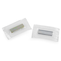 Invisible / hidden magnetic fasteners to sew-on, 8x25 mm, 10x20 mm - As pictured (1 Pair)